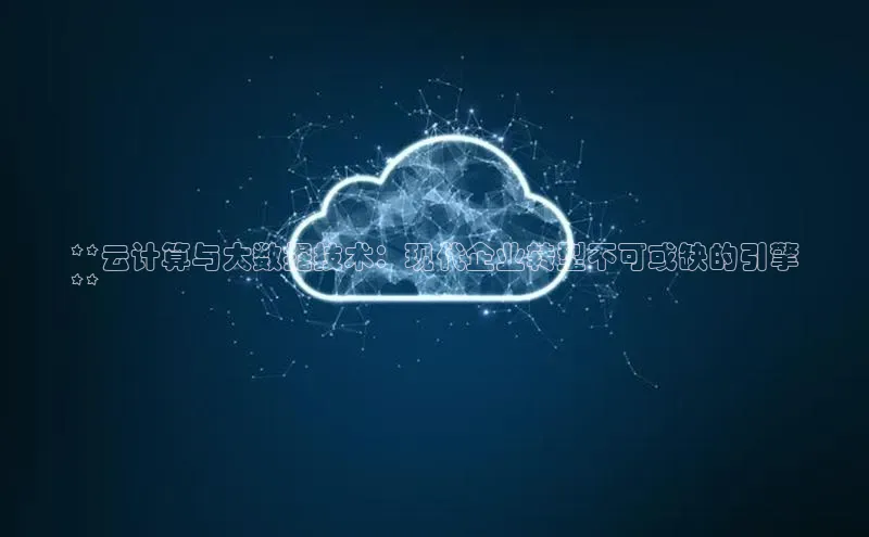 28电子游戏官方网站小度商城**云计算与大数据技术：现代企业转型不可或缺的引擎
**