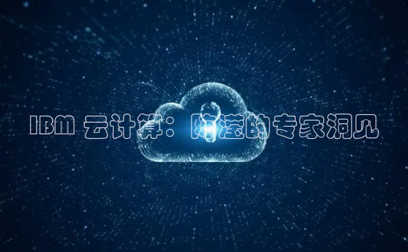 加拿大2.8平台下载诸葛科技IBM 云计算：陈滢的专家洞见