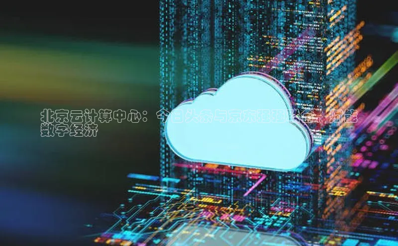 pc加拿大28预测开奖百度智能门户北京云计算中心：今日头条与京东强强联合，赋能
数字经济